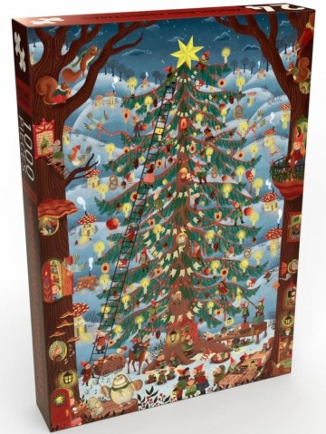 Penny Puzzle - Woodland Christmas - 1000 Stukjes 2