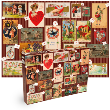 Penny Puzzle - Ye Old Valentine Greetings - 1000 Stukjes 2