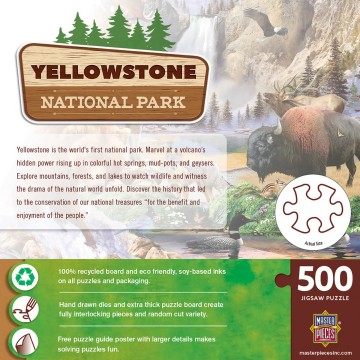 Masterpieces - Yellowstone National Park - 500 Stukjes 3